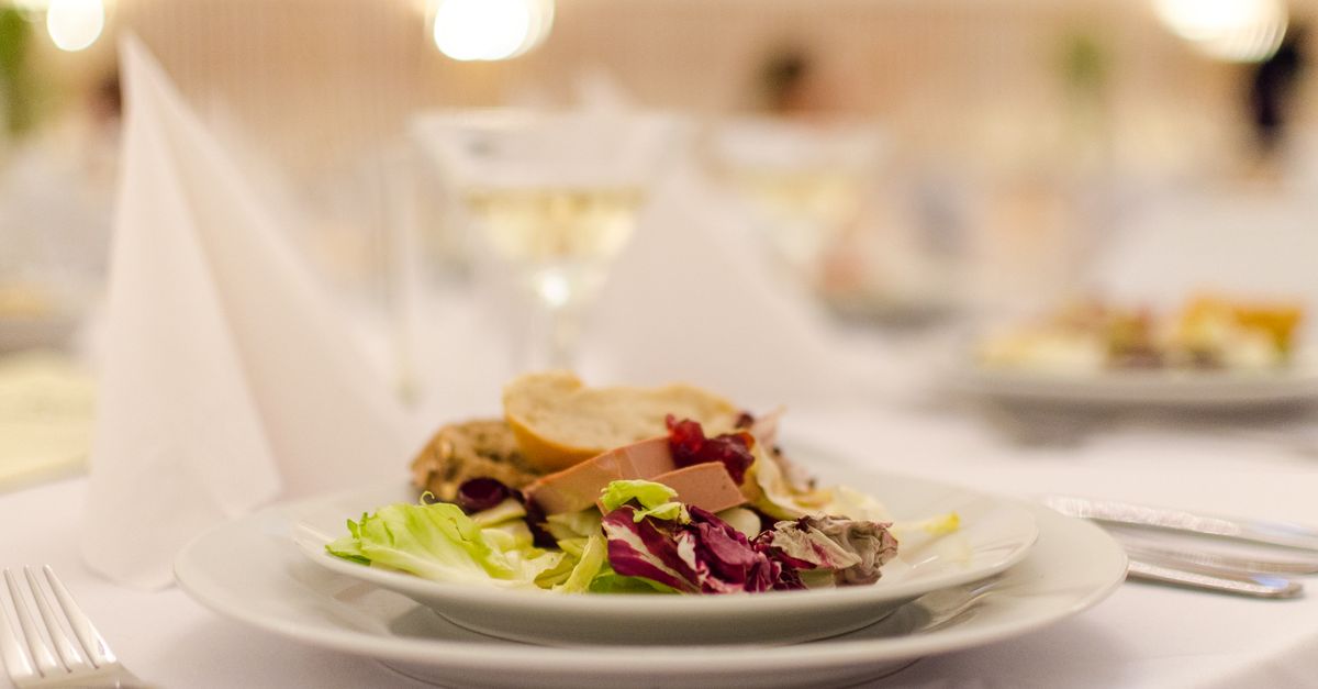 Caterers at work