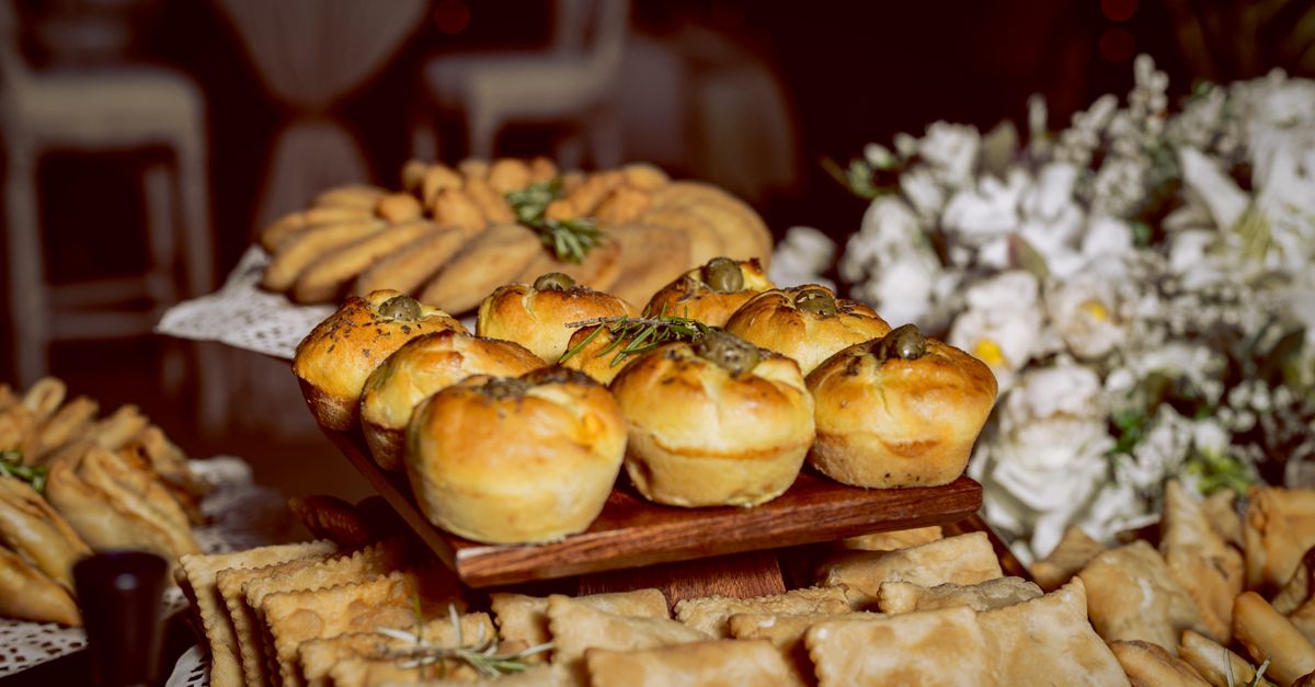Caterers at work