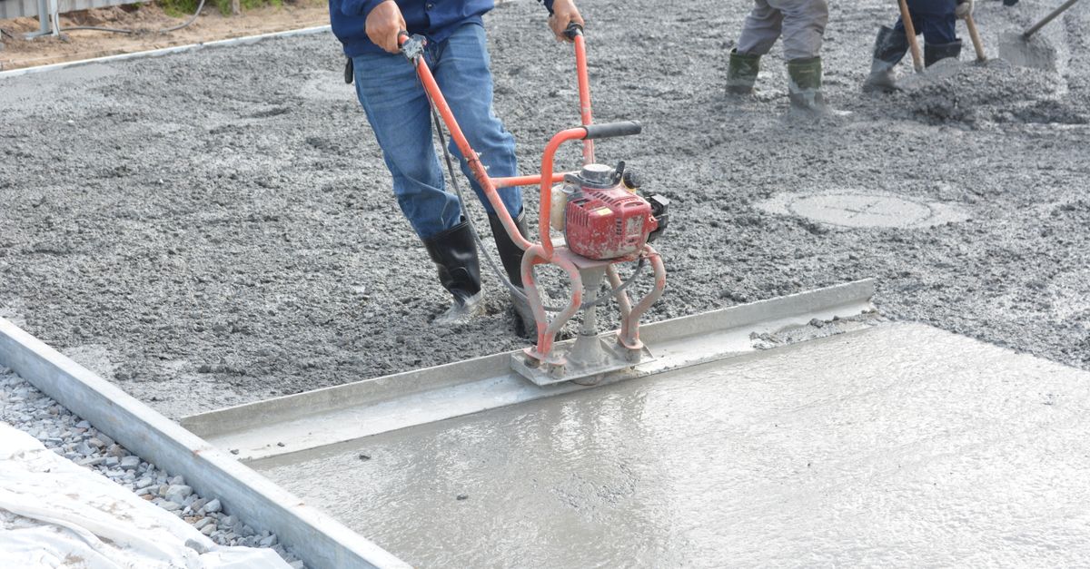 Concrete Contractors at work