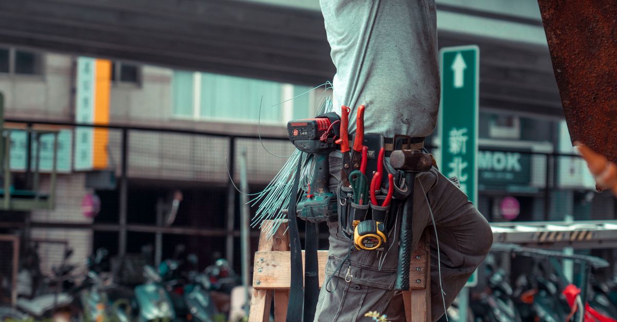 Handymen at work
