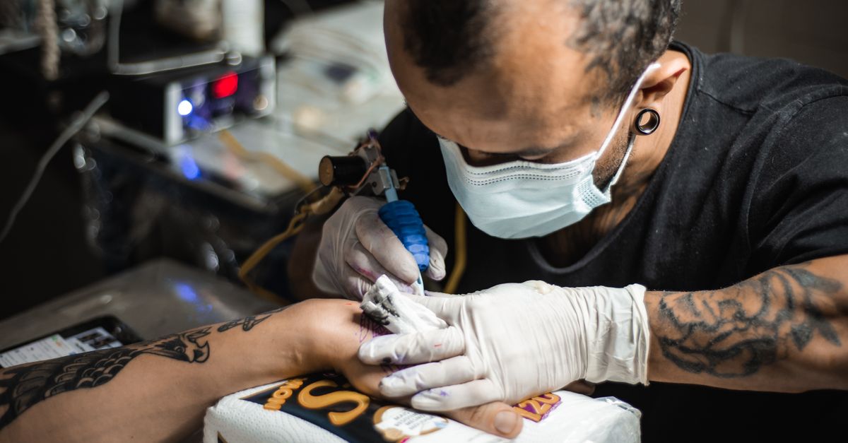 Tattoo studios at work