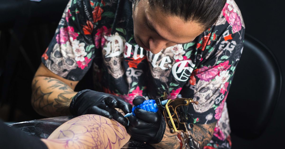Tattoo studios at work
