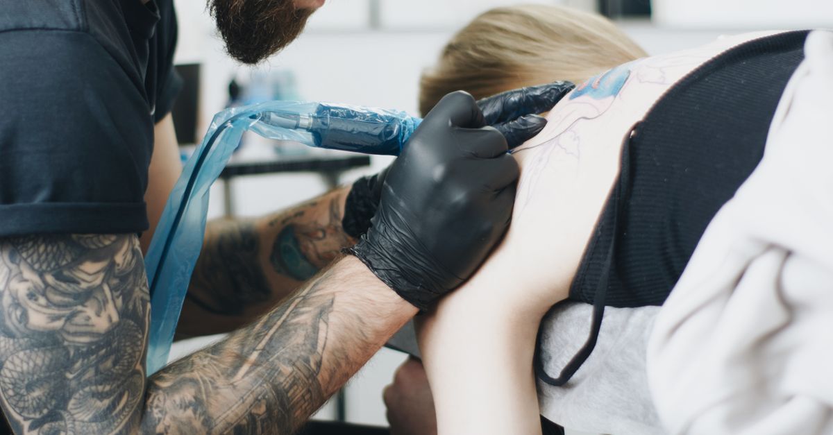 Tattoo studios at work