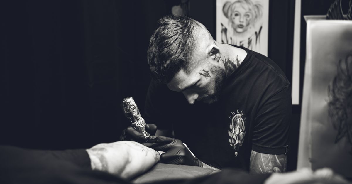 Tattoo studios at work