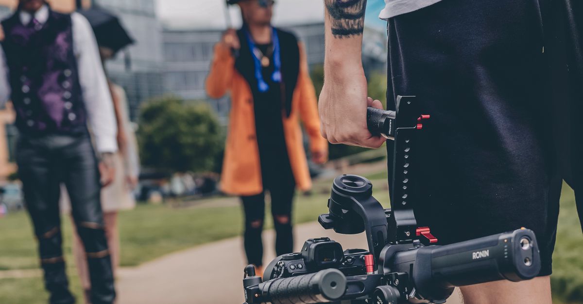 Videographers at work
