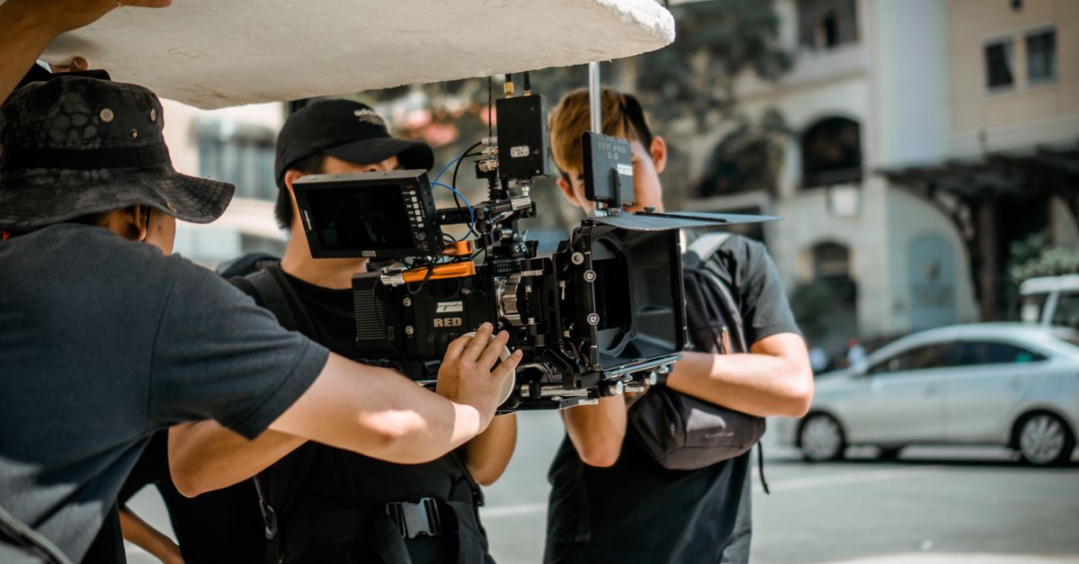 Videographers at work