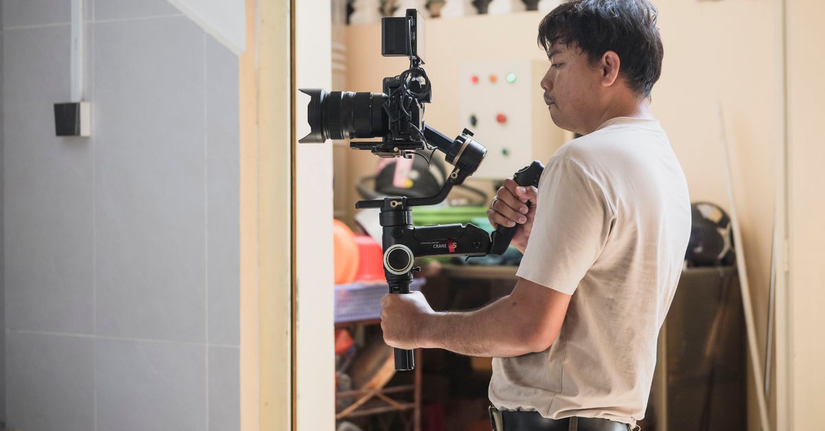 Videographers at work